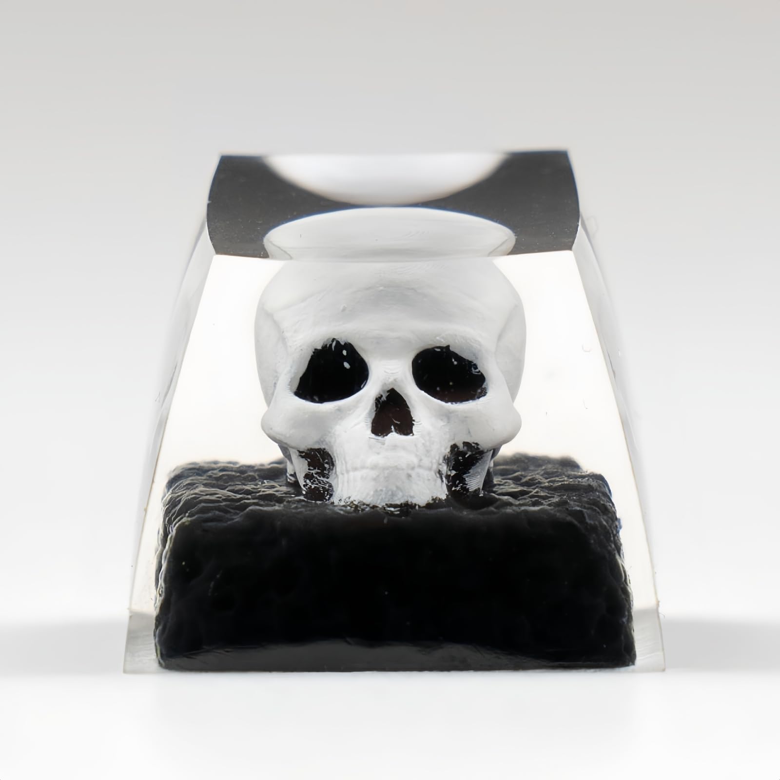 Artisan Keycaps Skull Resin Escape Custom 1U SA Prolfile Handmade for MX Switch Mechanical Keyboards Key Cap (Skull_Keycap)-image-13