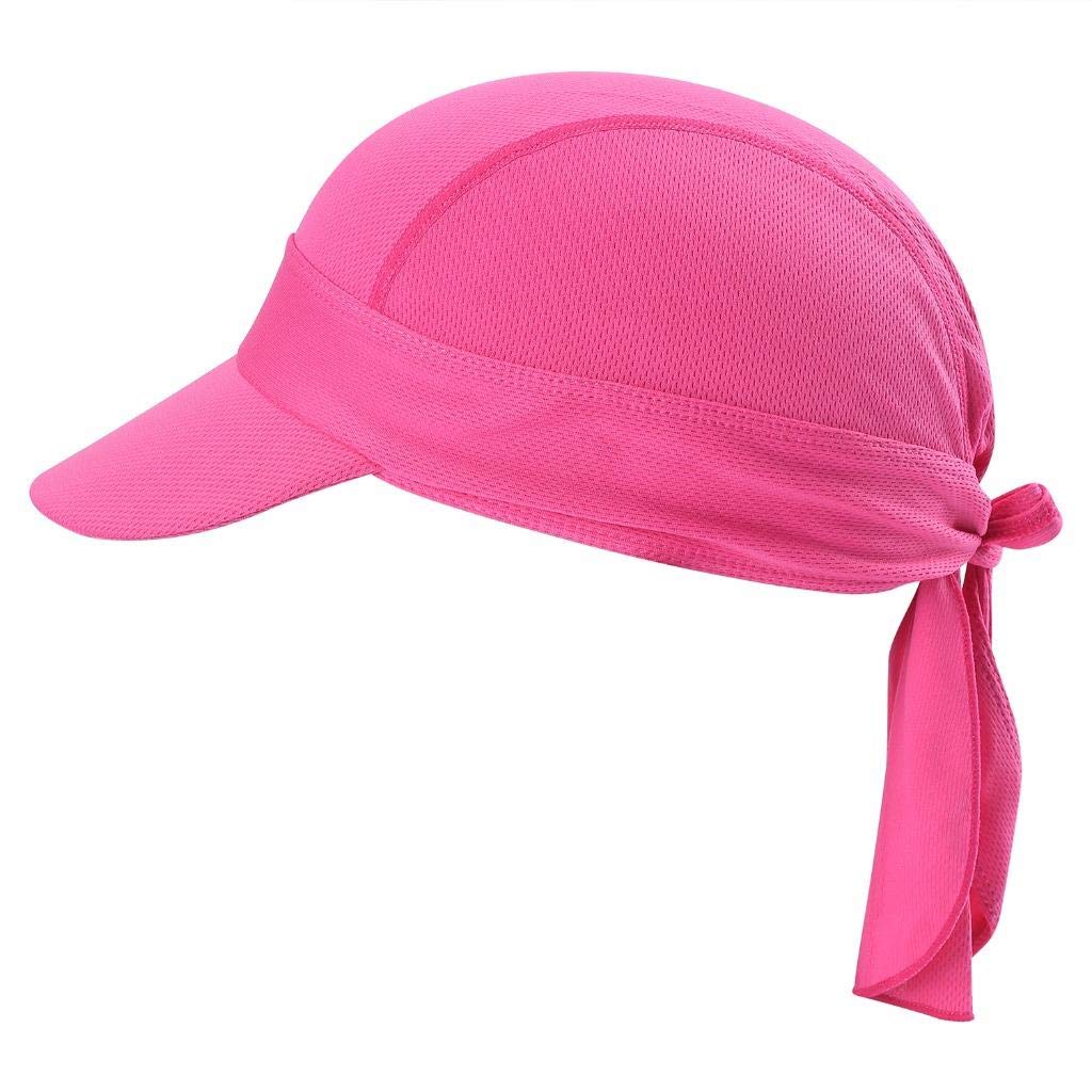 Casquette Bandana Cyclisme Unisexe - Noire, Respirante, Protection Solaire - Taille Unique