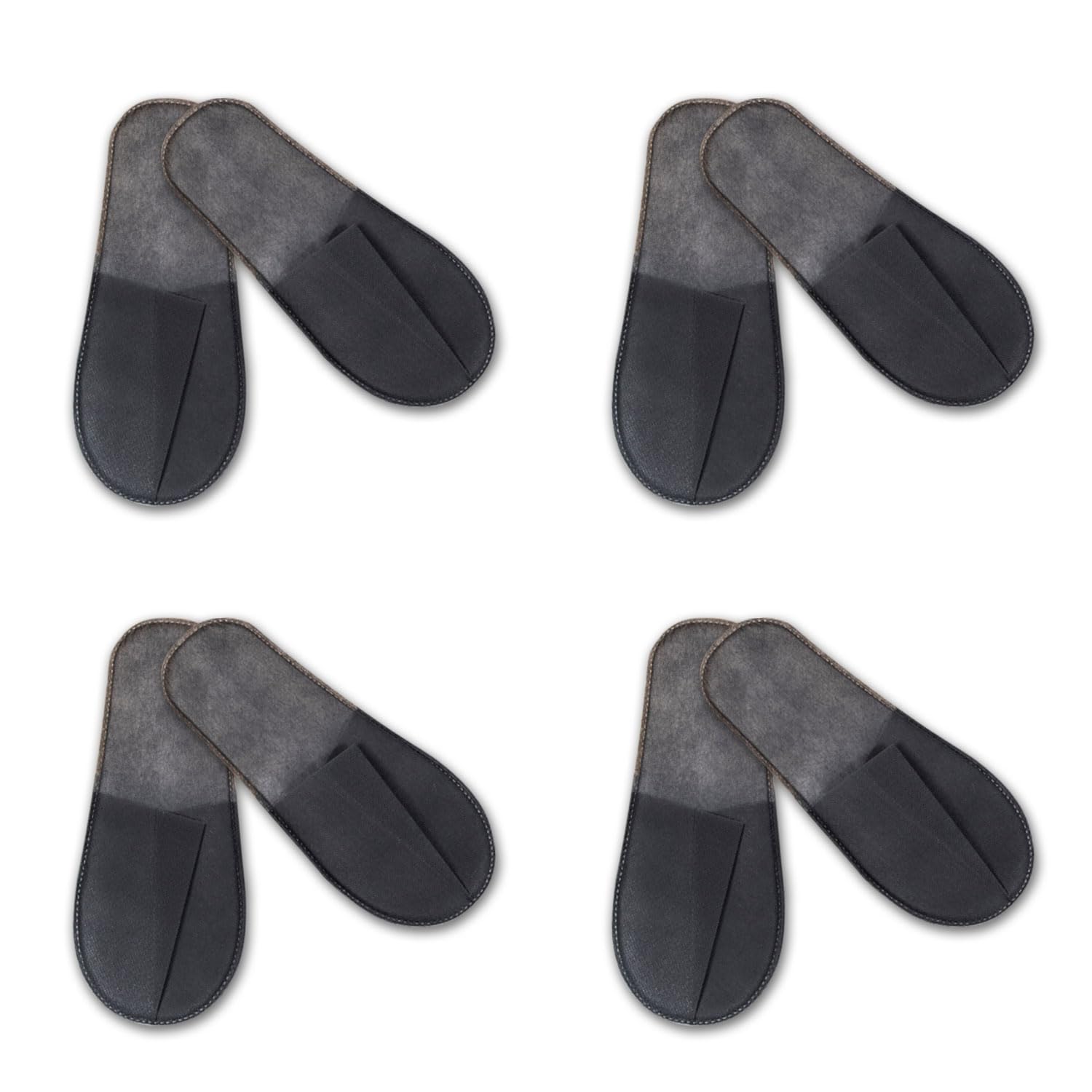 Usa e Getta Antiscivolo, D'albergo, Chiuse, Monouso Ospiti, Confortevoli, Unisex, Lavabili, Misura Universale, per Ospiti di Hotel, Feste, 4 paia