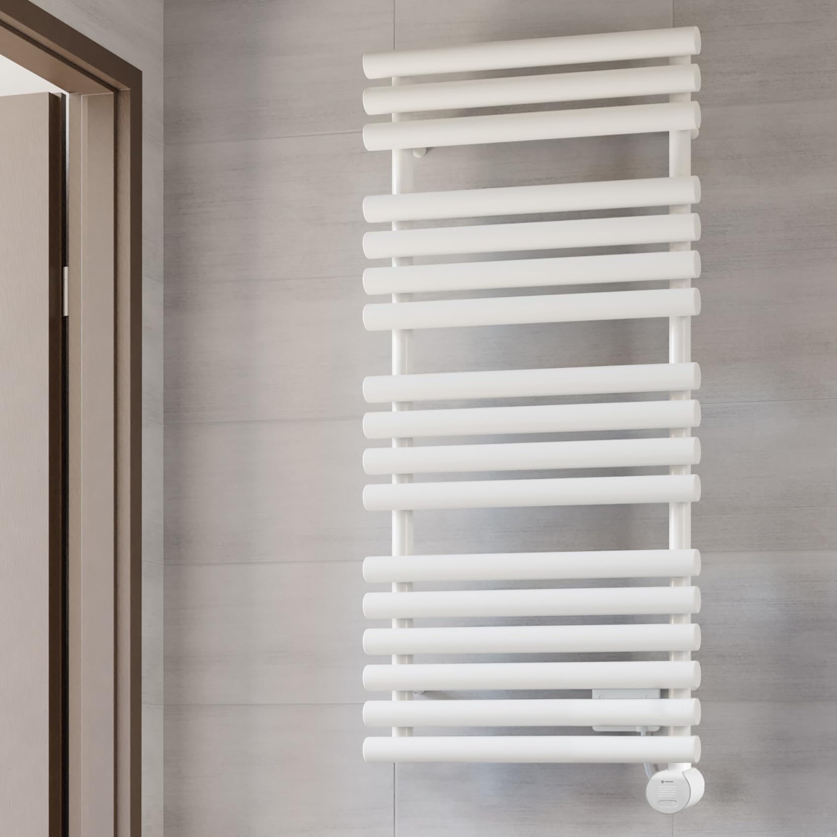 Terma Electric Towel Rail, Steel, White RAL 9016, 1085h x 520w