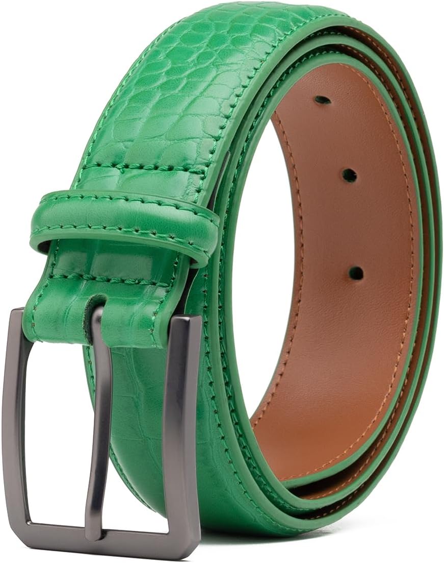 Fabio Valenti Belts for Men,Handmade Genuine Leather Men's Belt Classic and Fashion Designs