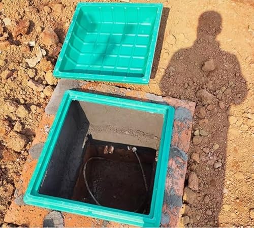 GJMSSMY Recessed Manhole Cover garden paving frame invisible frame underground access panel heavy duty utili