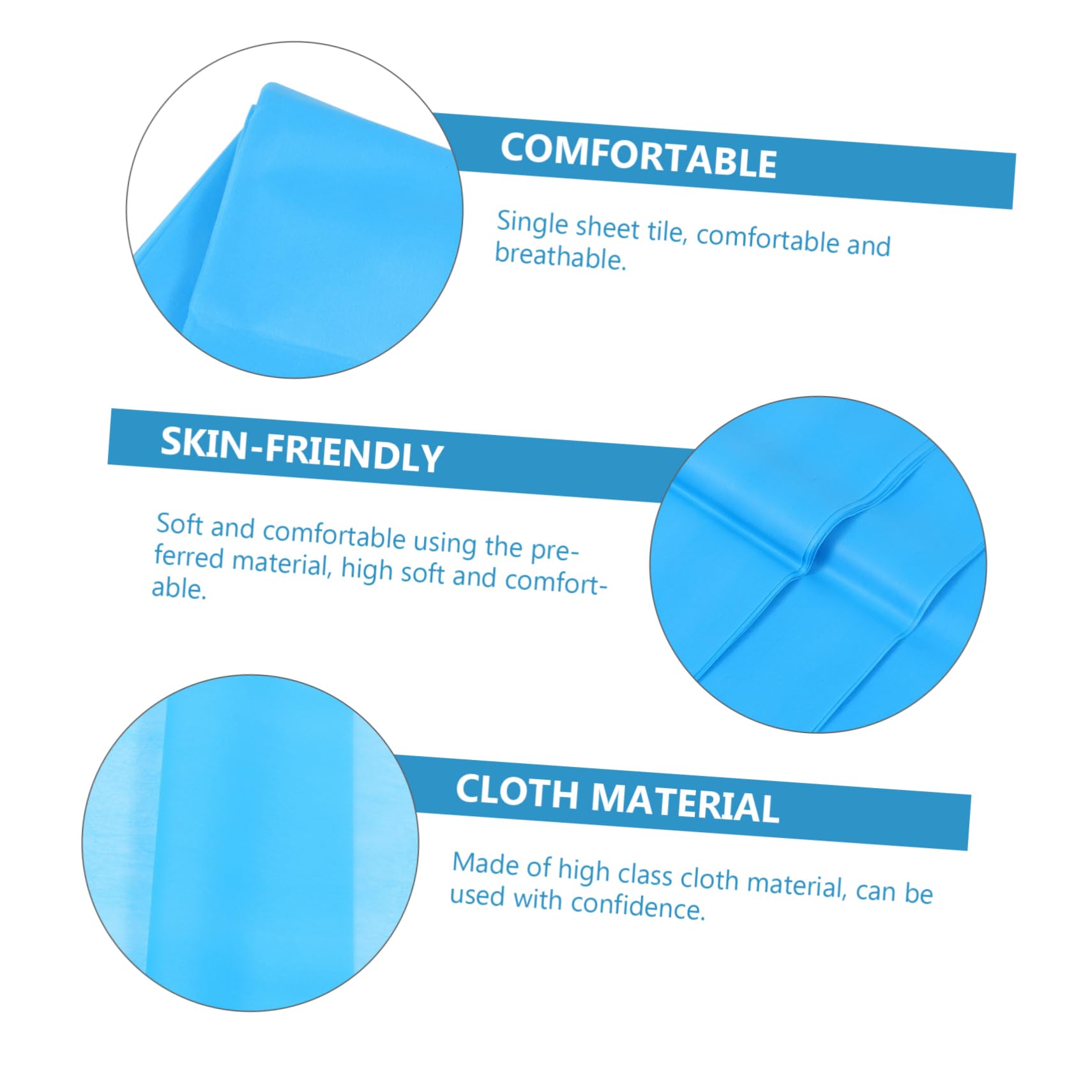 FOMIYES 100 Sheets Disposable Feet Towels Sanitary Salon Foot Pads and Home Use Lightweight Non Woven