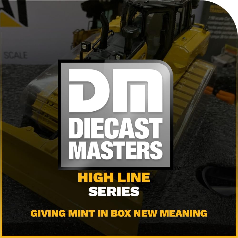 Diecast Masters 1:50 Model Cat D6 XE LGP VPAT Track-Type Tractor, 85554 | Caterpillar Dozer Model Replica, Adult Collectors, Die-Cast Metal, Track-Type Tractor Construction Vehicle