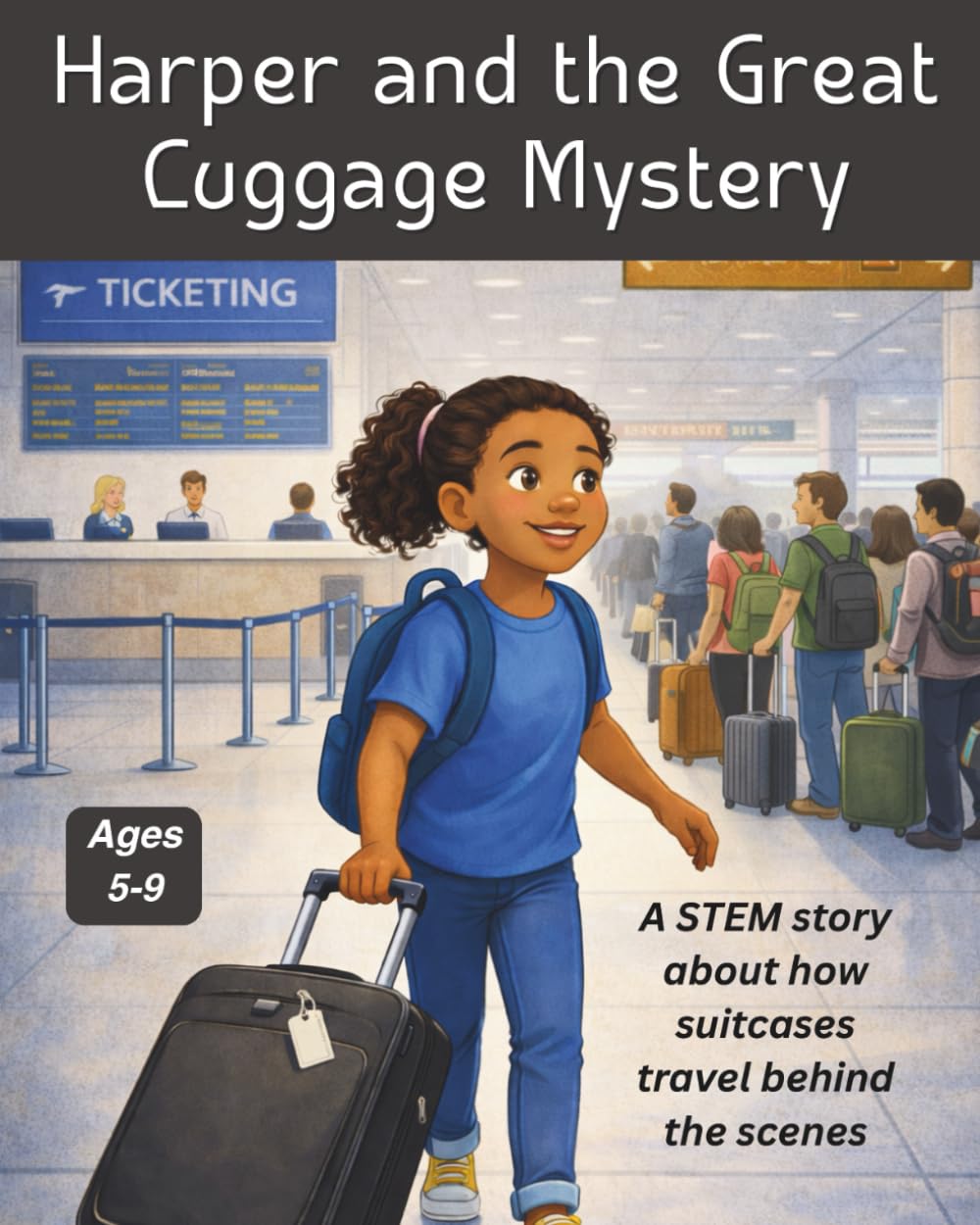 Harper and the Great Luggage Mystery: A STEM story about how suitcases travel behind the scenes (Harper’s STEM Adventures)