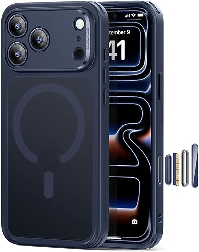 Miniatura 157 de ESR Funda para iPhone 15 Plus con MagSafe, soporta carga magnética, funda delgada de silicona líquida, absorción de golpes, protección de pantalla