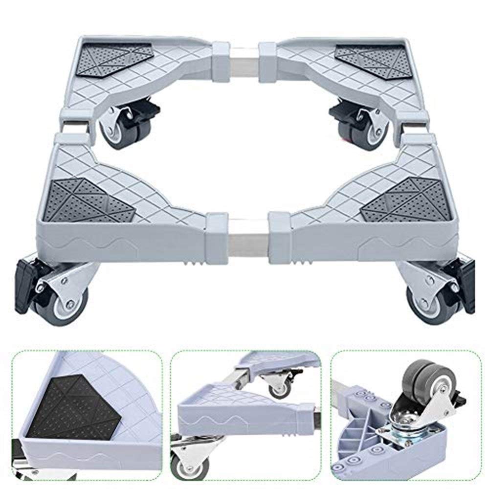 Buy Adjustable Washing Machine Base,Movable Refrigerator Roller Tray