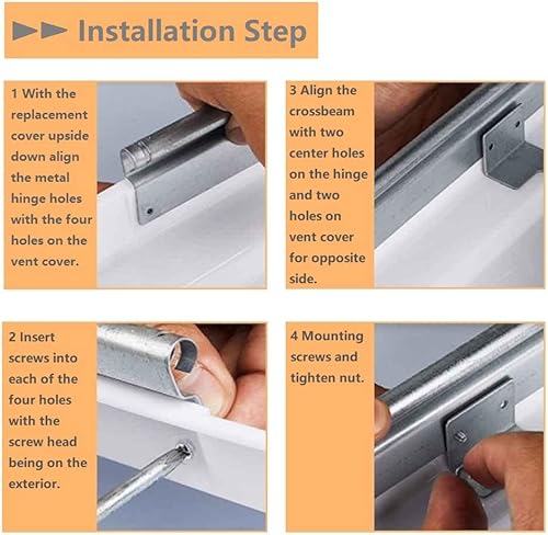 Miniatura 5 de Cubierta universal de ventilación de techo de 14 pulgadas para caravana, impermeable, repuesto para cámper, remolque, autocaravana