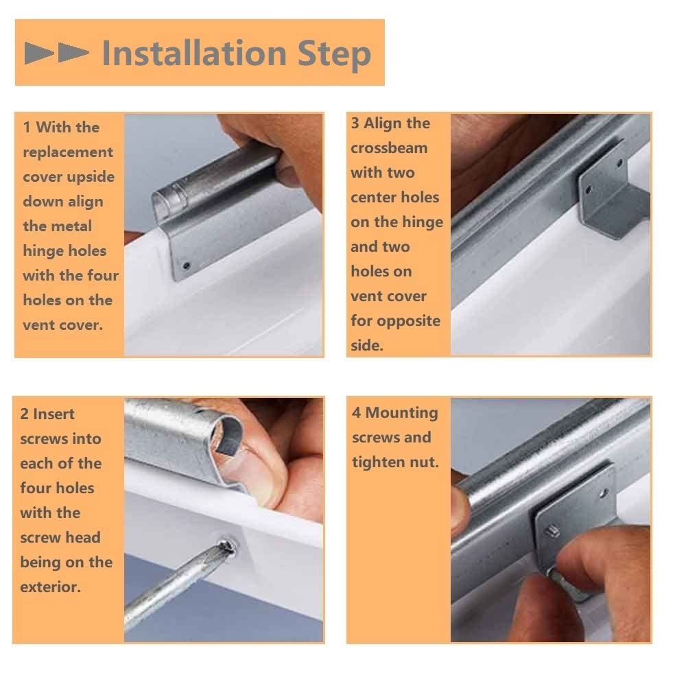 Cubierta universal de ventilación de techo de 14 pulgadas, impermeable, repuesto para caravana, remolque, autocaravana (blanco, 1 unidad)