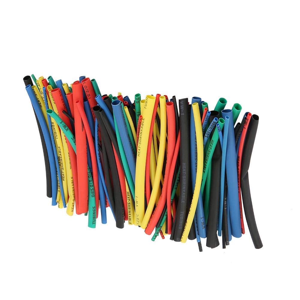 Gaines Thermorétractables FAOKZE - Lot 900 Pièces - 12 Tailles - Rapport 2:1 - Pour Câbles Électriques