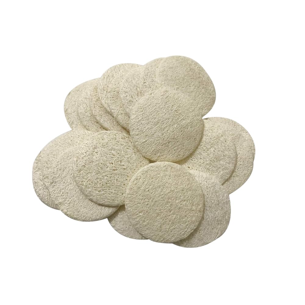 Płatki do peelingu z trukwy do peelingu, gąbki, peelingu ciała, trukwy, naturalny peeling, do twarzy, do kąpieli, 100 sztuk