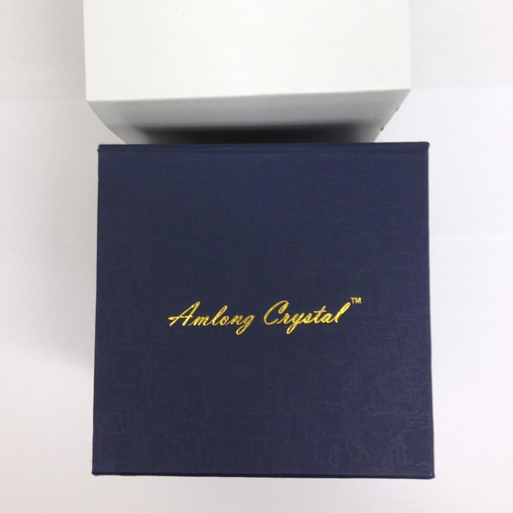 Amlong Crystal Crystal Lotus Flower with Gift Box, 5 Inch, Clear - Image 2