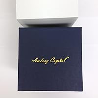 Vista 2 de Amlong Crystal Pirámide de cristal transparente de 4 pulgadas con caja de regalo