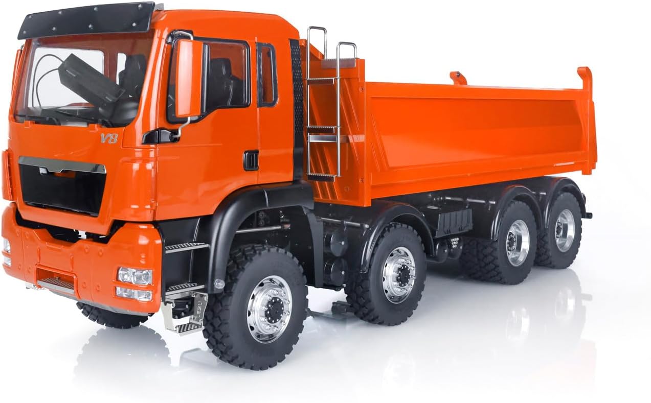 Pro ẹgbẹfile of the TOUCAN RC HOBBY 1/14 8x8 LESU Hydraulic RC Dump Truck