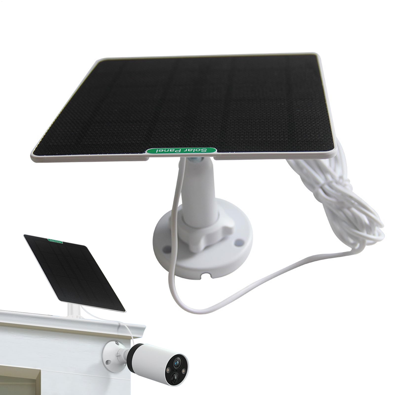 Panel solar portátil de 50W y batería externa ligera para generador en piso