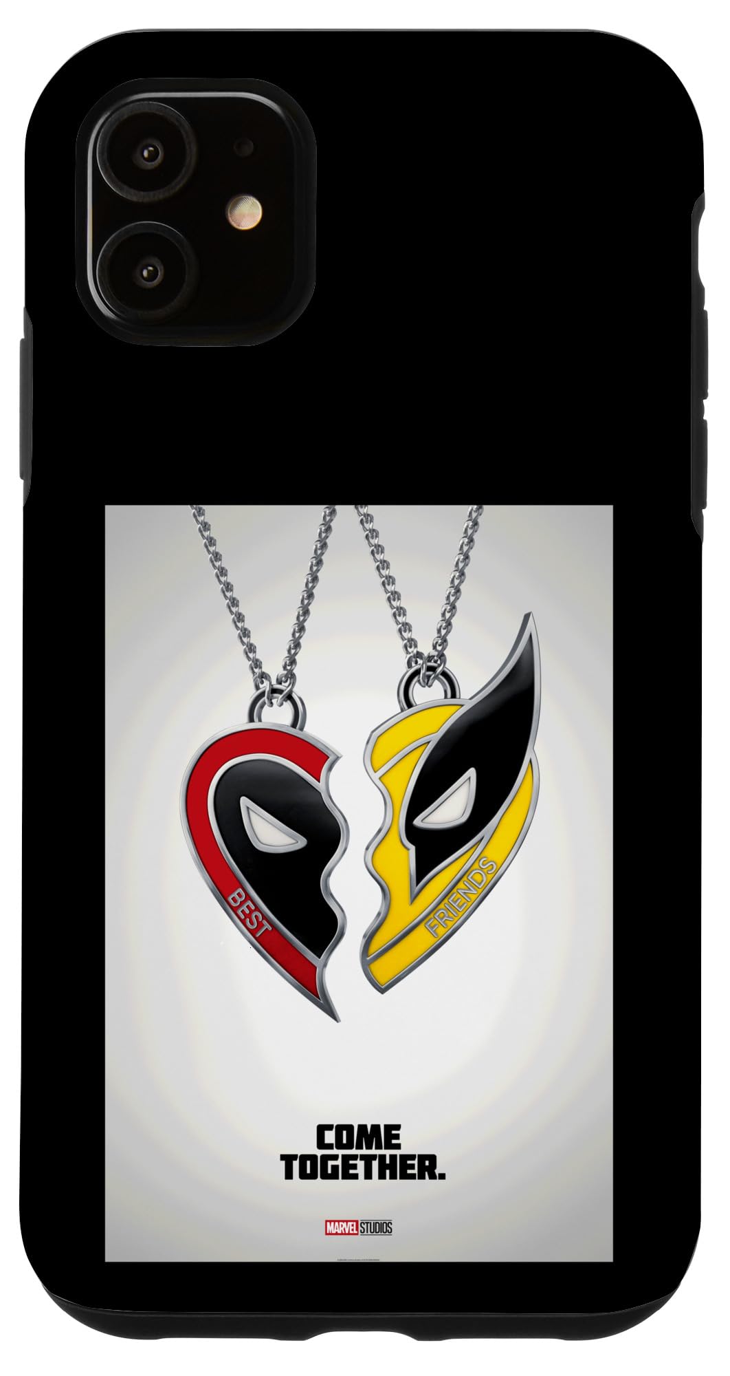 iPhone 11 Marvel Studios Deadpool & Wolverine Friends Heart Poster Case