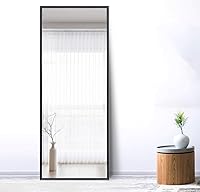 Vista 79 de NeuType Espejo arqueado de longitud completa, 71 x 32 pulgadas, espejo grande de cuerpo completo con marco de metal de aluminio, protección contra