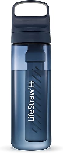 Miniatura 21 de LifeStraw Serie Go – Botella con filtro de agua sin BPA para viajes y uso diario elimina bacterias, parásitos y microplásticos, mejora el sabor, 22