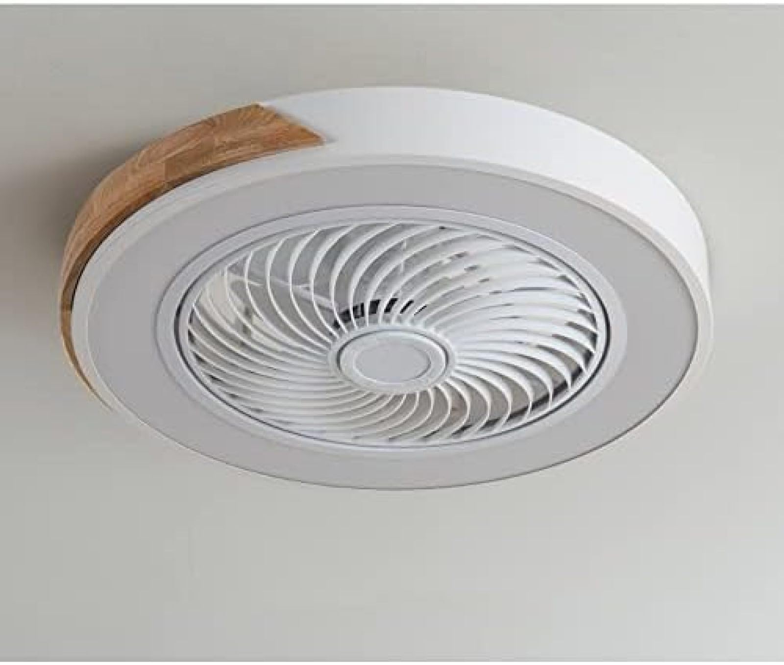 Ventilatore da soffitto a LED senza pale a basso profilo retrò | KIKI