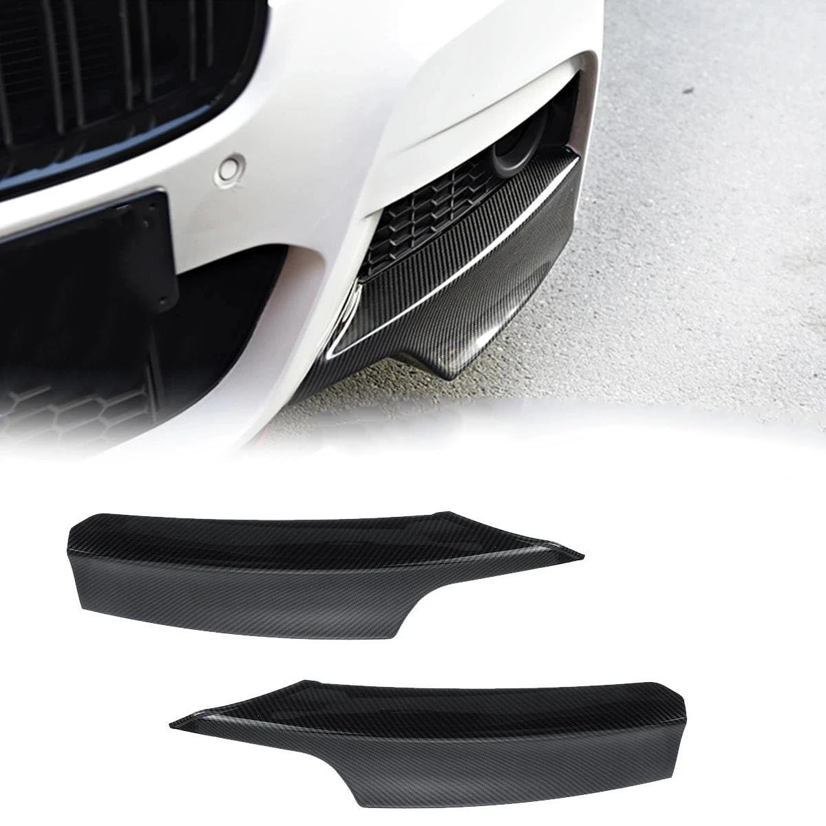 Frontali Labbro Paraurti Spoiler Per BMW F30 F31 2012 2013 2014 2015 2016 2017 2018 2019 Labbro Spoiler Paraurti Anteriore(Type B-Glossy Black3)