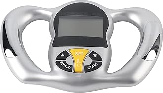 Handheld Body Fat Analyzer, Body Composition Monitor, Portable Body Fat Tester BMI Meter Fat Analyzer Body Fat Loss Monitor Measure Device for Fitness Bodybuilding Muscle Gain