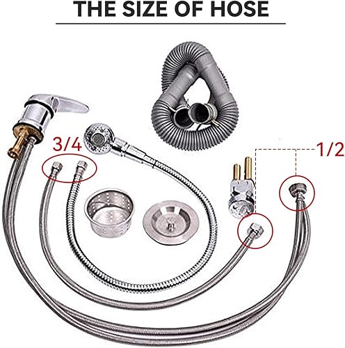 Miniatura 8 de Ainfox Silla de lavado con champú para peluquero de plástico ABS para lavabo de champú para spa y salón de belleza negro