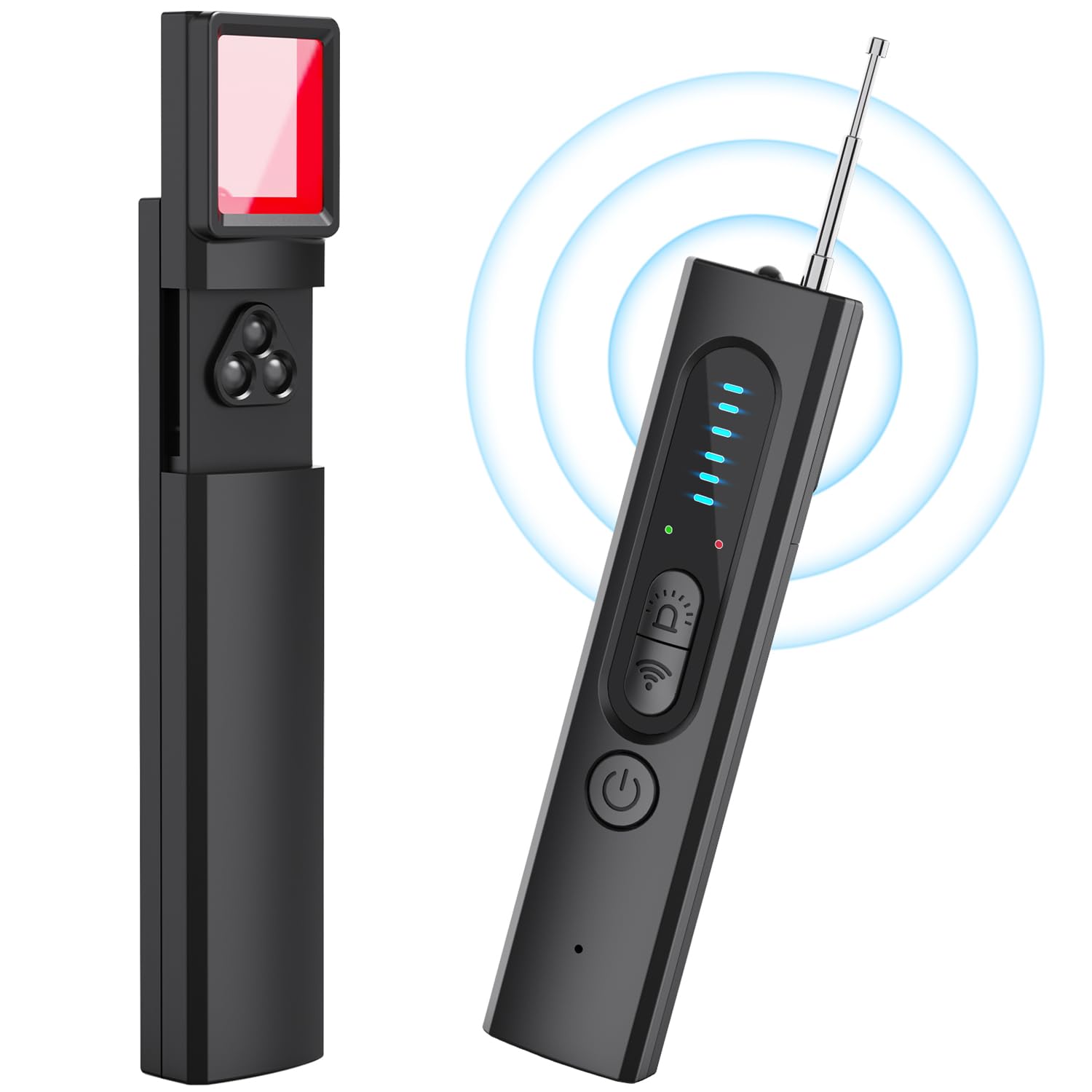 Hidden Camera Detectors Signal Scanner for Hotels Car Office Home Travel 5 Levels Sensitivity 4 Modes 25H Working