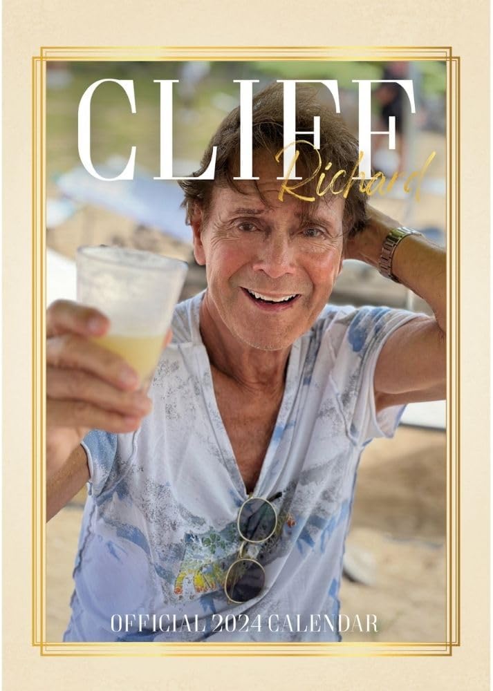 Cliff Richard 2024 Calendar, Month To View A3 Wall Calendar, Official Product: Original Danilo-Kalender [Mehrsprachig] [Kalender] Calendar – Wall Calendar, 5 Sept. 2023