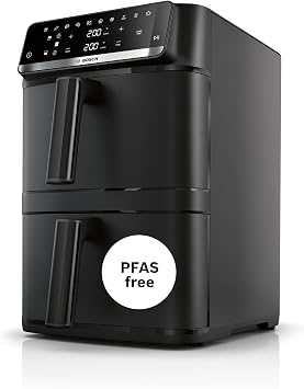 Bosch Series 6 Air Fryer, XXL Double Stack, 12L Capacity, MAFD661B0G, Black