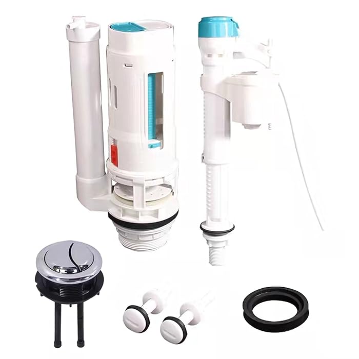 Buy HTDAK 12 Inch (About 30cm) Toilet Fill Valve Silent Toilet Repair Water Saving Dual Flush