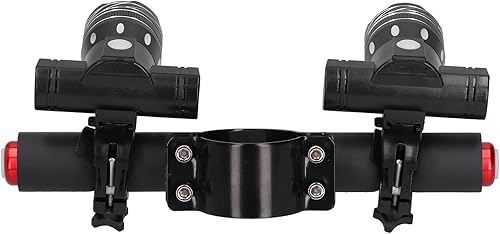 Miniatura 3 de Faros delanteros para manubrio de scooter, luces de bicicleta recargables por USB, kit de luces eléctricas para scooter de tercer engranaje, kit de
