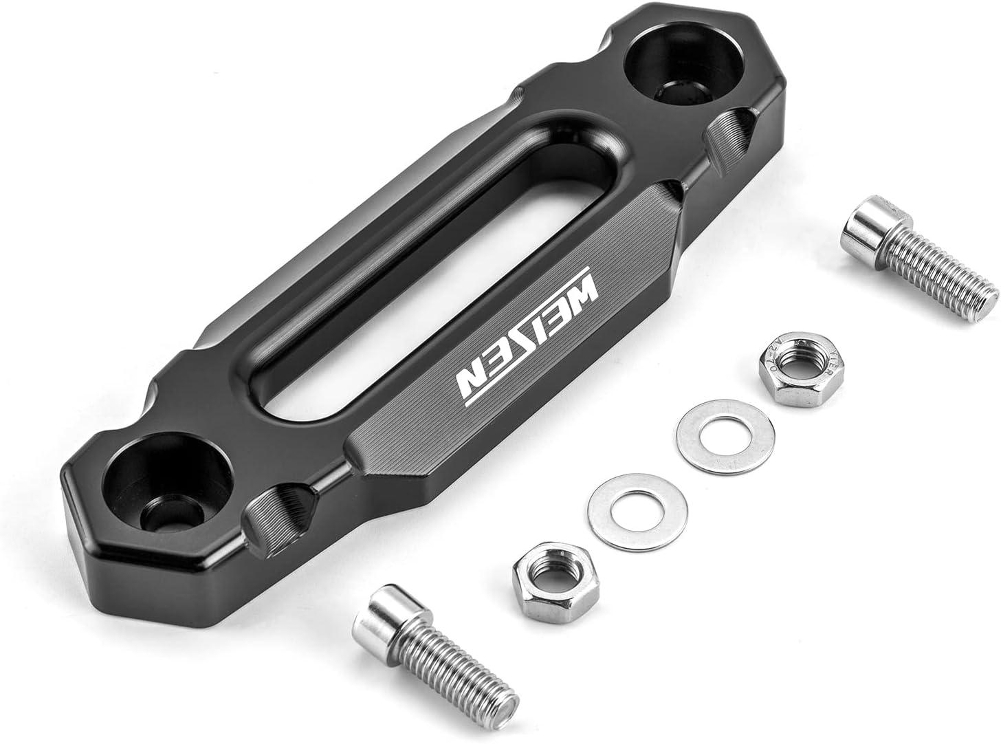 WeiSen ATV 4 7/8" Aluminum Winch Fairlead for 20003500 LBs, Synthetic Rope Hawse