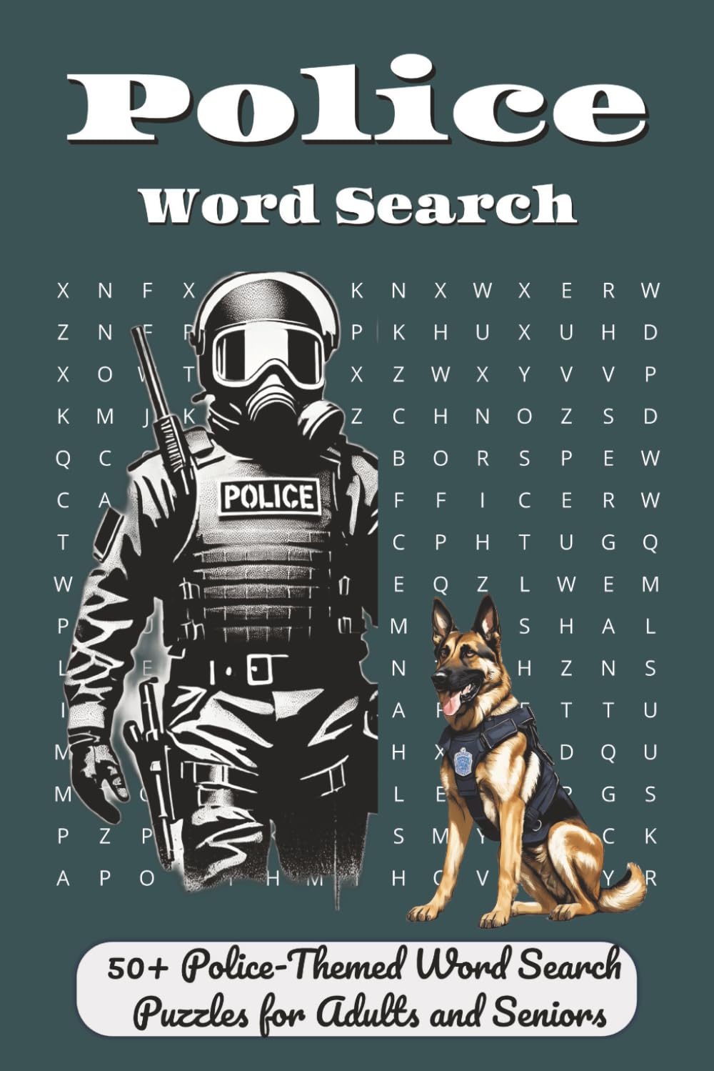 Police Word Search for Adults: Detective, Cop, and Law Enforcement Puzzles