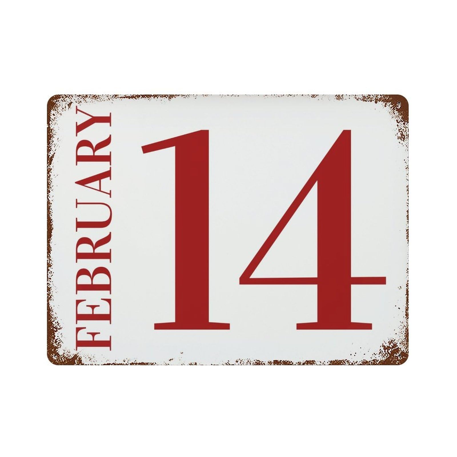 xiaoxiaoshen February 14 Valentine Day_1 Wall Decor Art Metal Tin Poster Modern Home Decor Art Home Bar Shop Decorations Vintage Sign 30x40cm