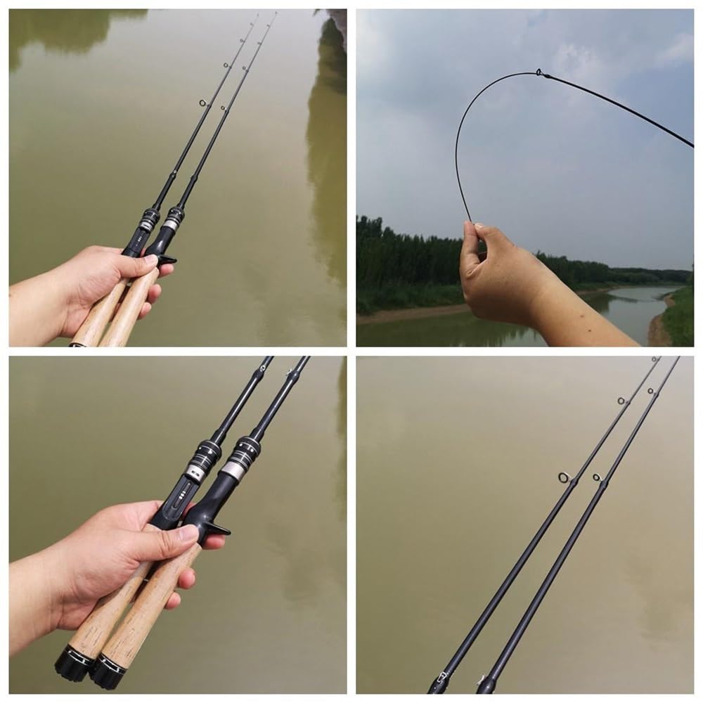 Akcesoria wędkarskie na morze Wędka teleskopowa Carbon Ultra Light UL Power Pocket Rod Stream Small Fish Pole(168cm)
