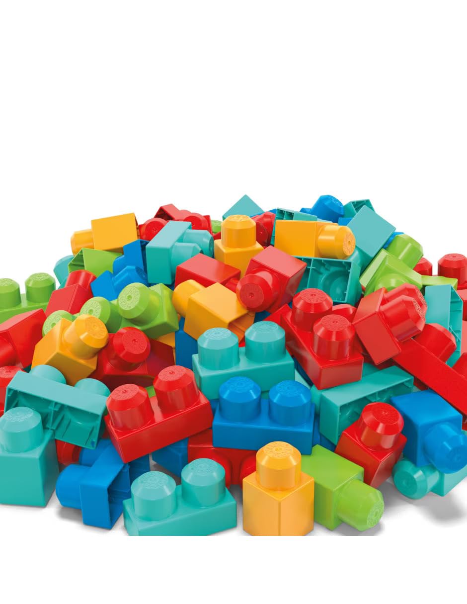 Mattel Mega Bloks Big Box Of Blocks – 80 Große Bausteine Für Kleinkinder Ab 1 Jahr