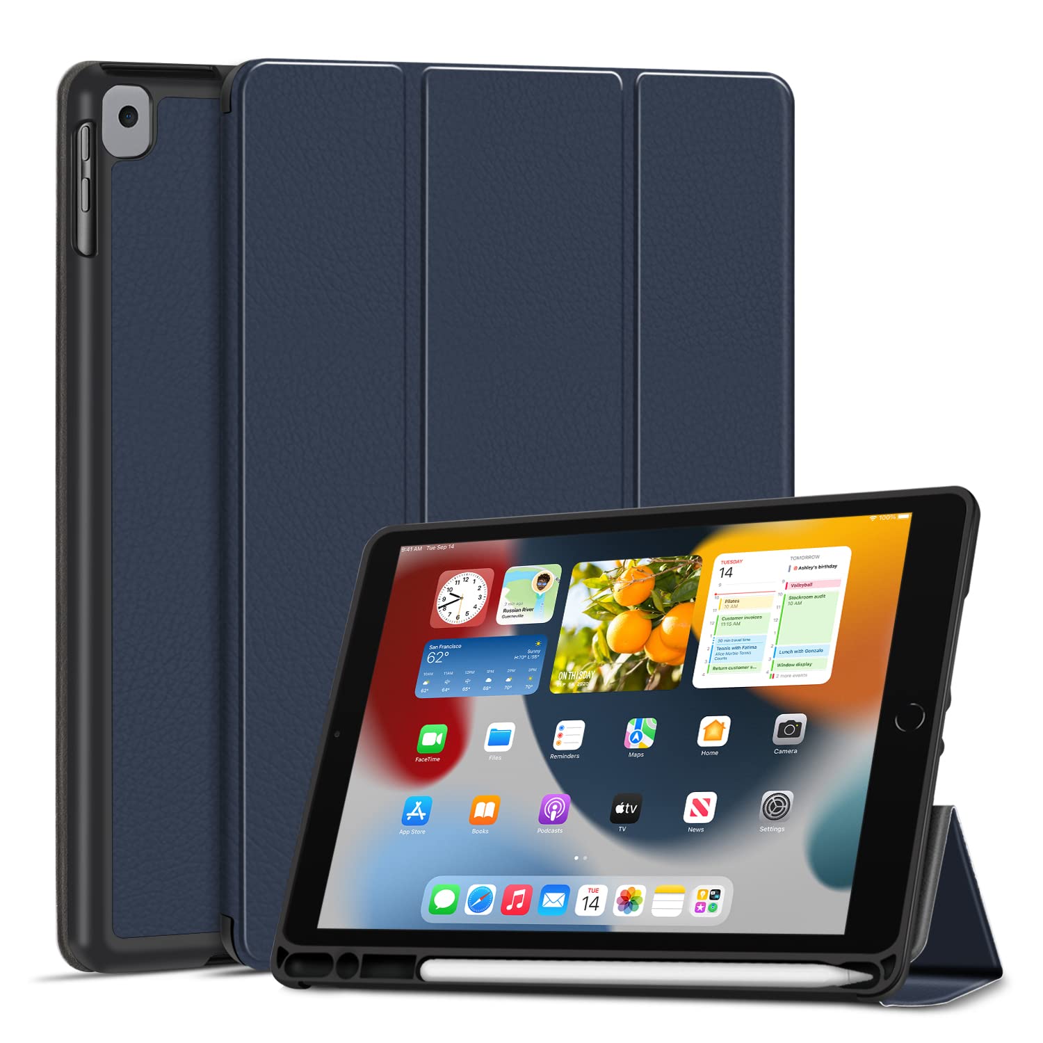 IPad 10,2- Case (9:e Generationen 2021) & (8:e Generationen 2020) & (7:e 2019) Autoväckning - Foto 7