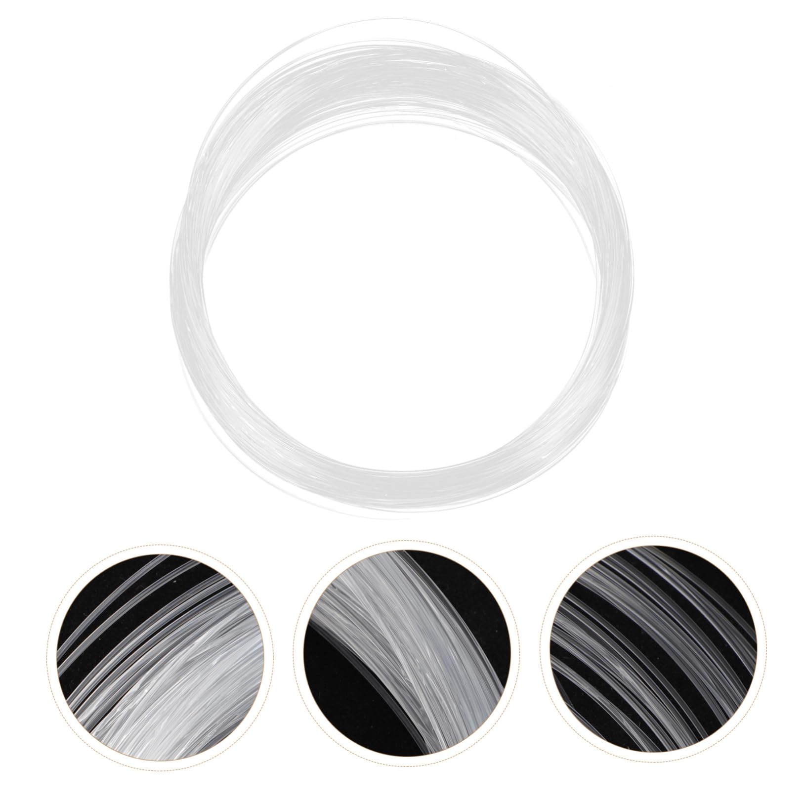 ARTIBETTER Light String Transparent Decorative Fiber Optic String for Car Ceiling Outdoor Holiday Parties and Garden Ambience Pmma Material Creates Warm Atmosphere