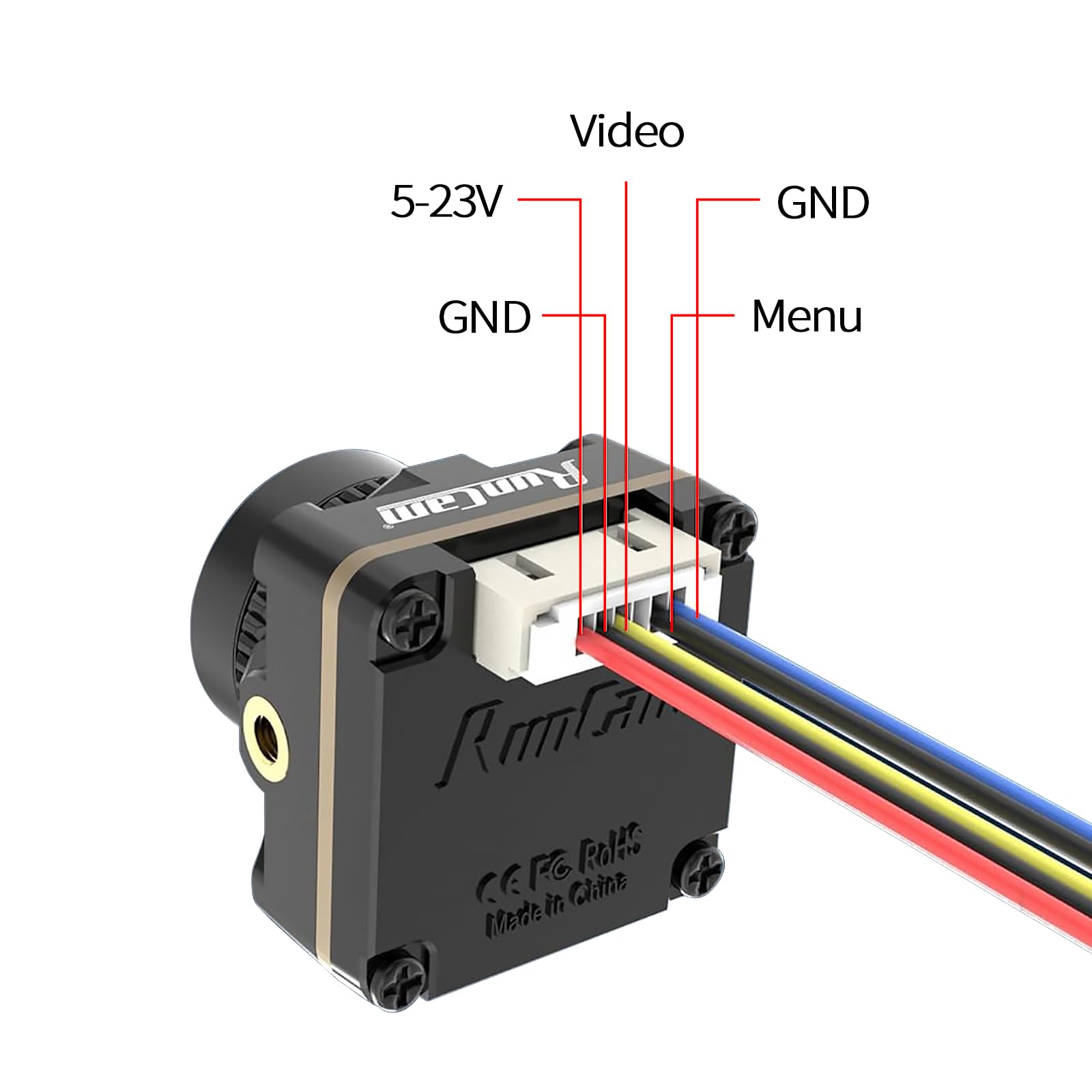 Amazon.com : RunCam FPV Camera Robin 3, 1200TVL FOV 150° Wide