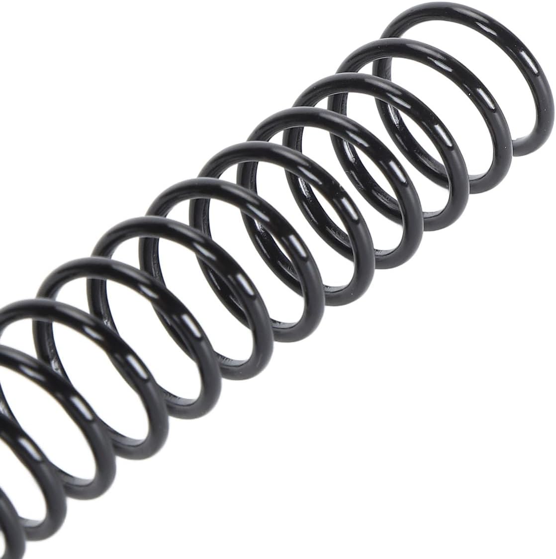 SUNGOOYUE Single Loop Spiral Binding Spools, 48 Teeth, 4:1 Pitch, Suitable for Letter Size Paper, Pack of 100 (Black)