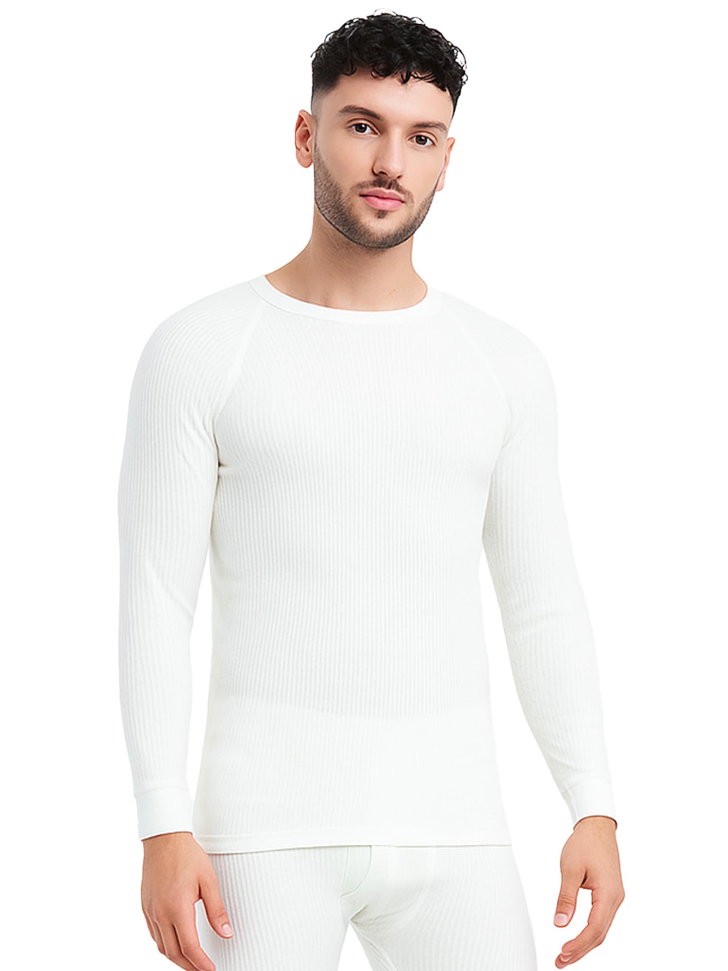 Men's Slim Fit Thermal Top Round Neck Full Sleeves Pack Of 1