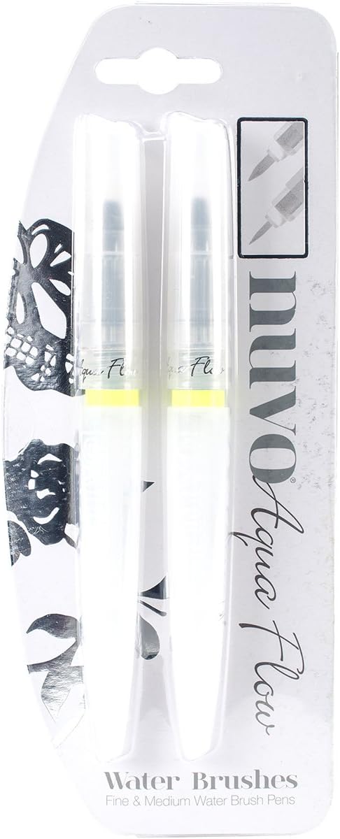 TONIC STUDIOS Nuvo Aqua Flow 2pc Water Brush, 20.059999999999999 x 7.87 x 1.65 cm, None