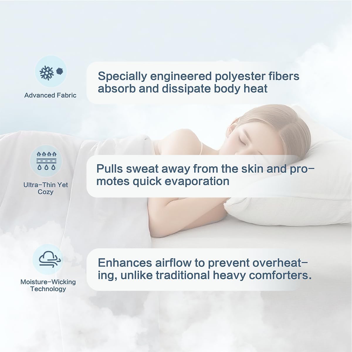 Comforter King Size Lightweight Fluffy Comforter Bed Blanket Classic Solid Color Soft Quilt All Season for Dormitory Camping Bedroom, Gray,90x106