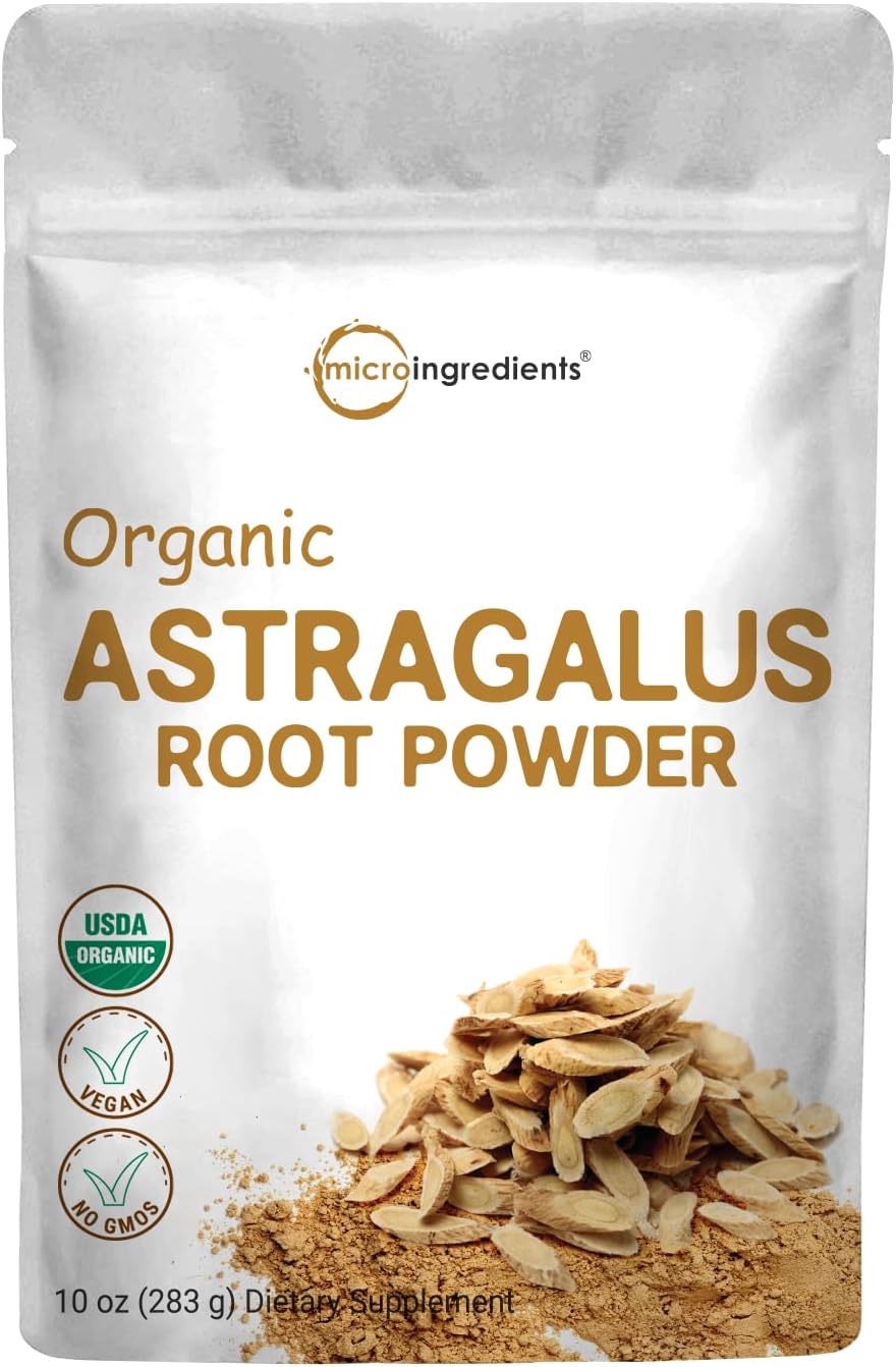 Micro Ingredients Organic Astragalus Root Powder, 10 Ounce