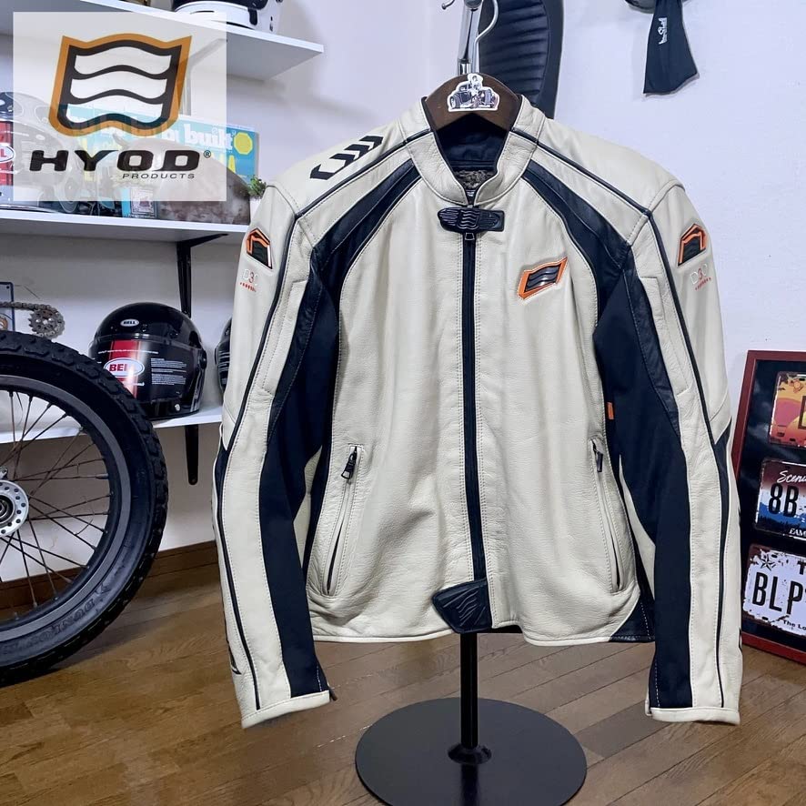Amazon.co.jp: HYOD ヒョウドウ HSL510DT レザージャケット アイボリー  