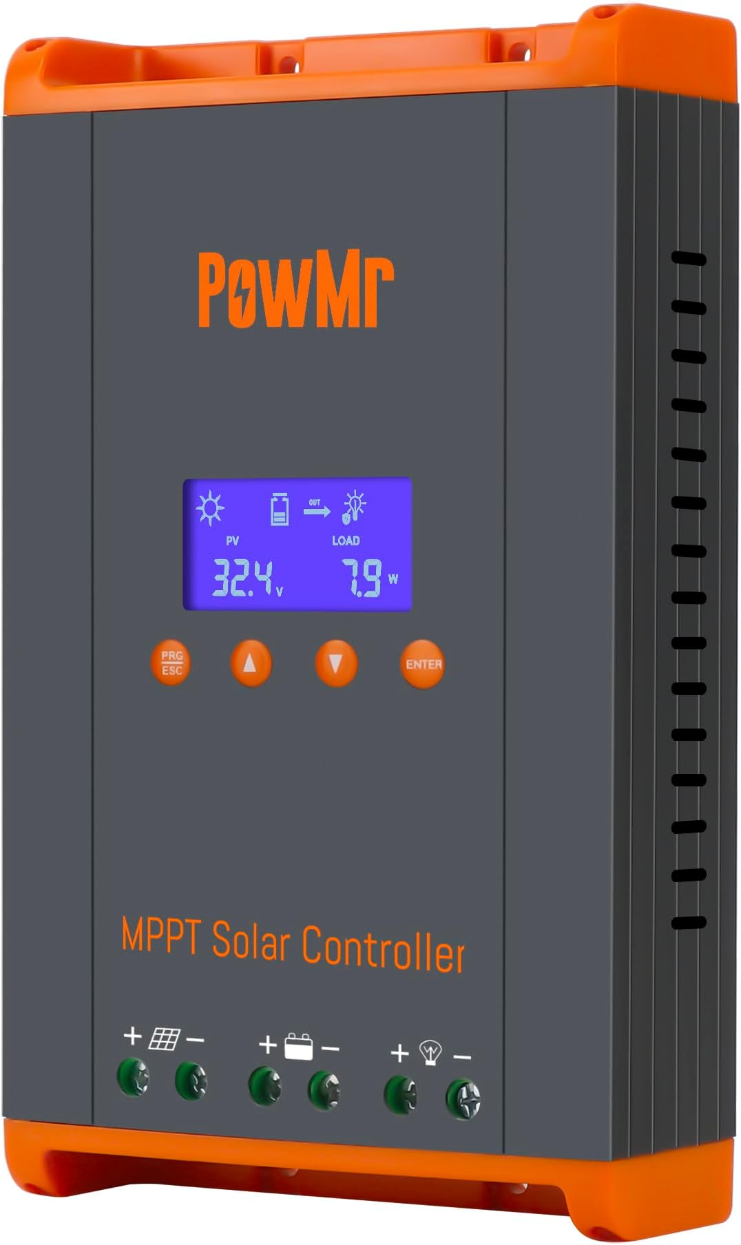 MPPT Solar Charge Controller 60AMP, for 12V/24V/36V/48V Auto, MAX 160V 2800W Input, 150V w/LCD Display, for Lead-Acid Lithium Battery -- Parallel Version