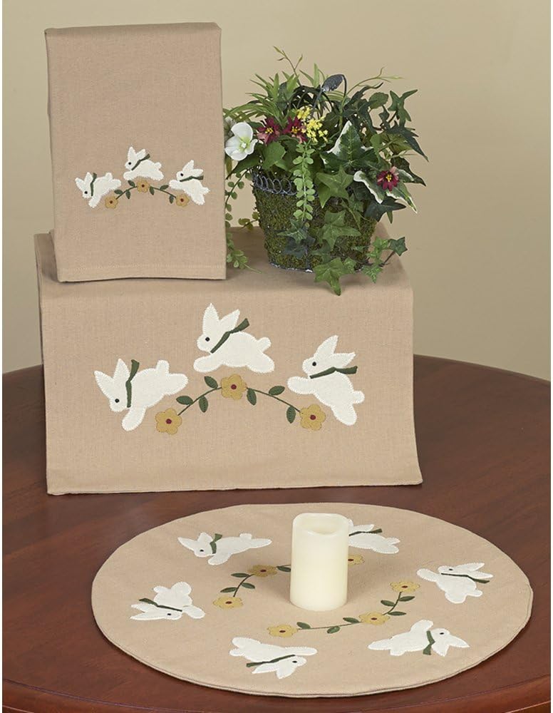 Crаzу Clеаrаnсе Home Collection by Raghu Nutmeg 14 x 36 Leaping Bunnies Table Runner Buу 1 gеt 1 🔥 Home Collection by Raghu Nutmeg 14 x 36 Leaping Bunnies Table Runner