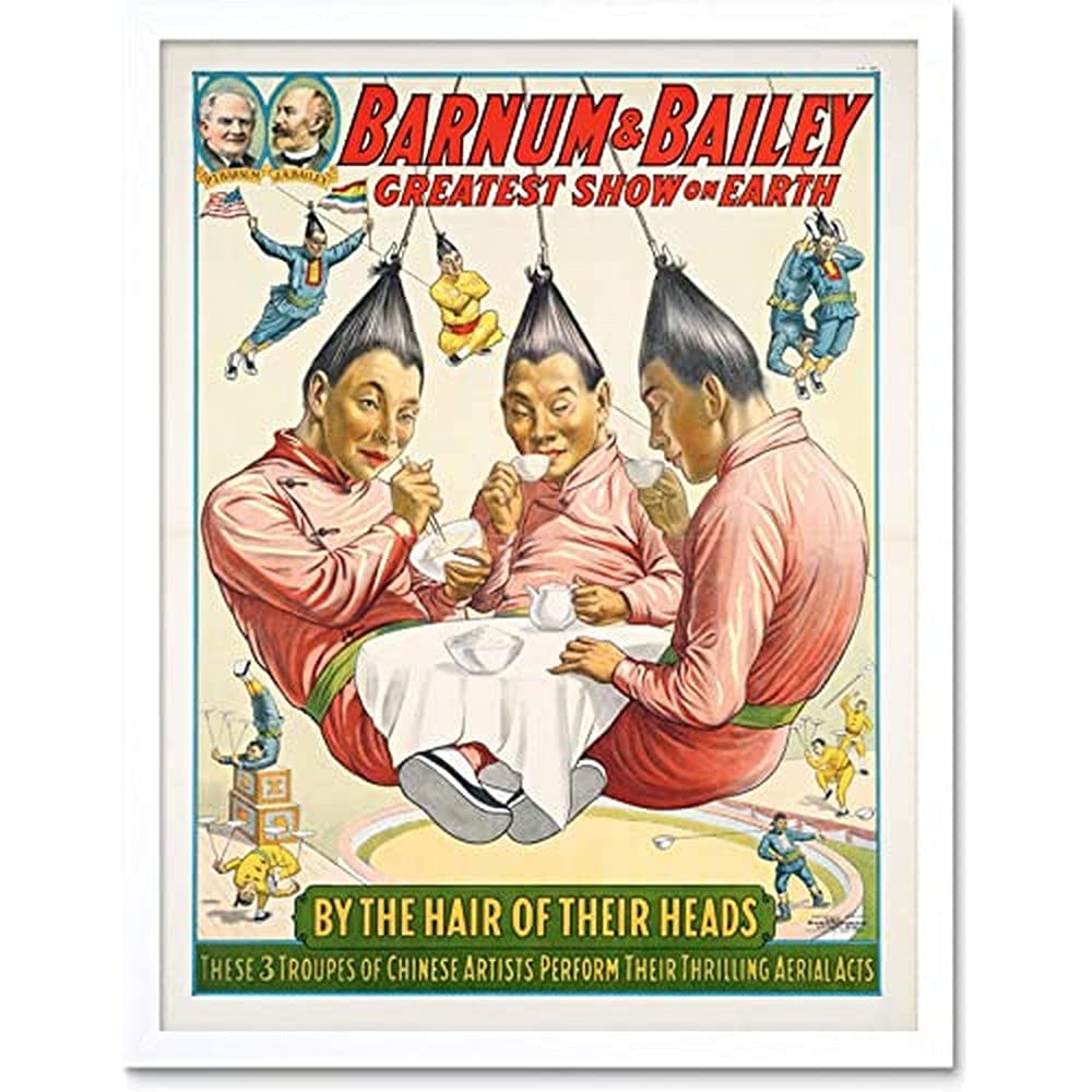 Strobridge Barnum Bailey Circus Aerialists Advert Unframed Wall Art Print Poster Home Decor Premium