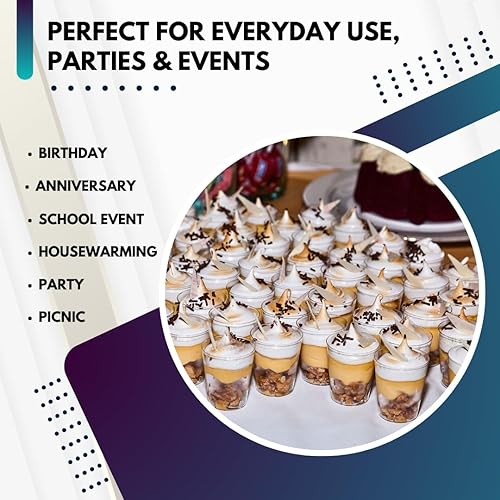 Miniatura 5 de Green Direct Vasos de plástico transparente de 10 onzas  Paquete de 100 vasos de vino desechables, vasos de fiesta, vasos para beber, vasos de