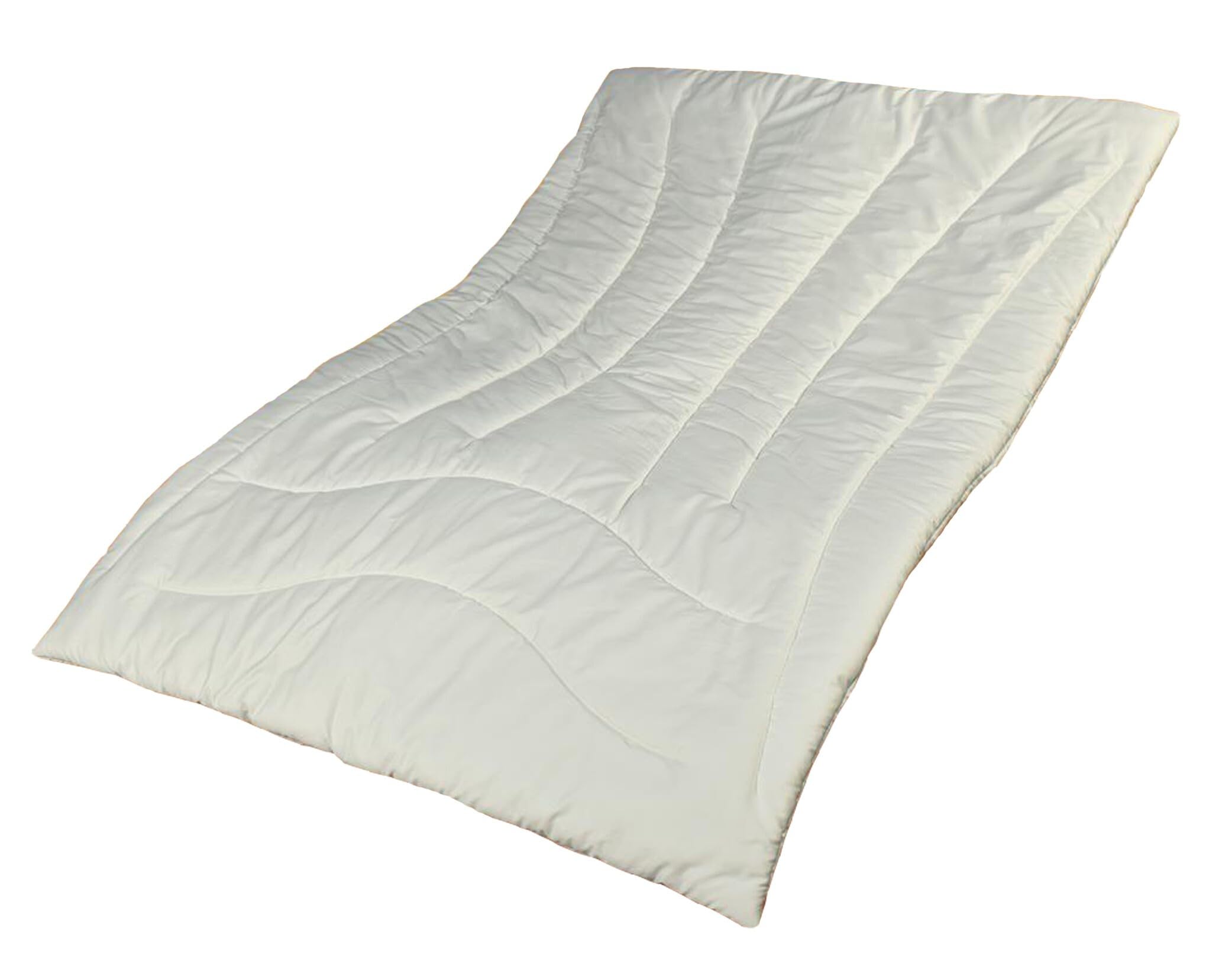 Merino Schafwolle Duo-Warm Steppbett mit Zirbenholz Winter Bettdecke 155x220 cm, 2000g